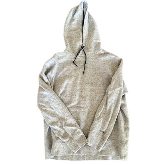 American Eagle Heather Gray Pullover Hoodie Sweatshirt Men’s L - Picture 1 of 6